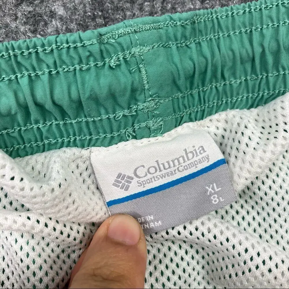 Columbia Men's PFG fishing‎ shorts size xl green swim board shorts trunks